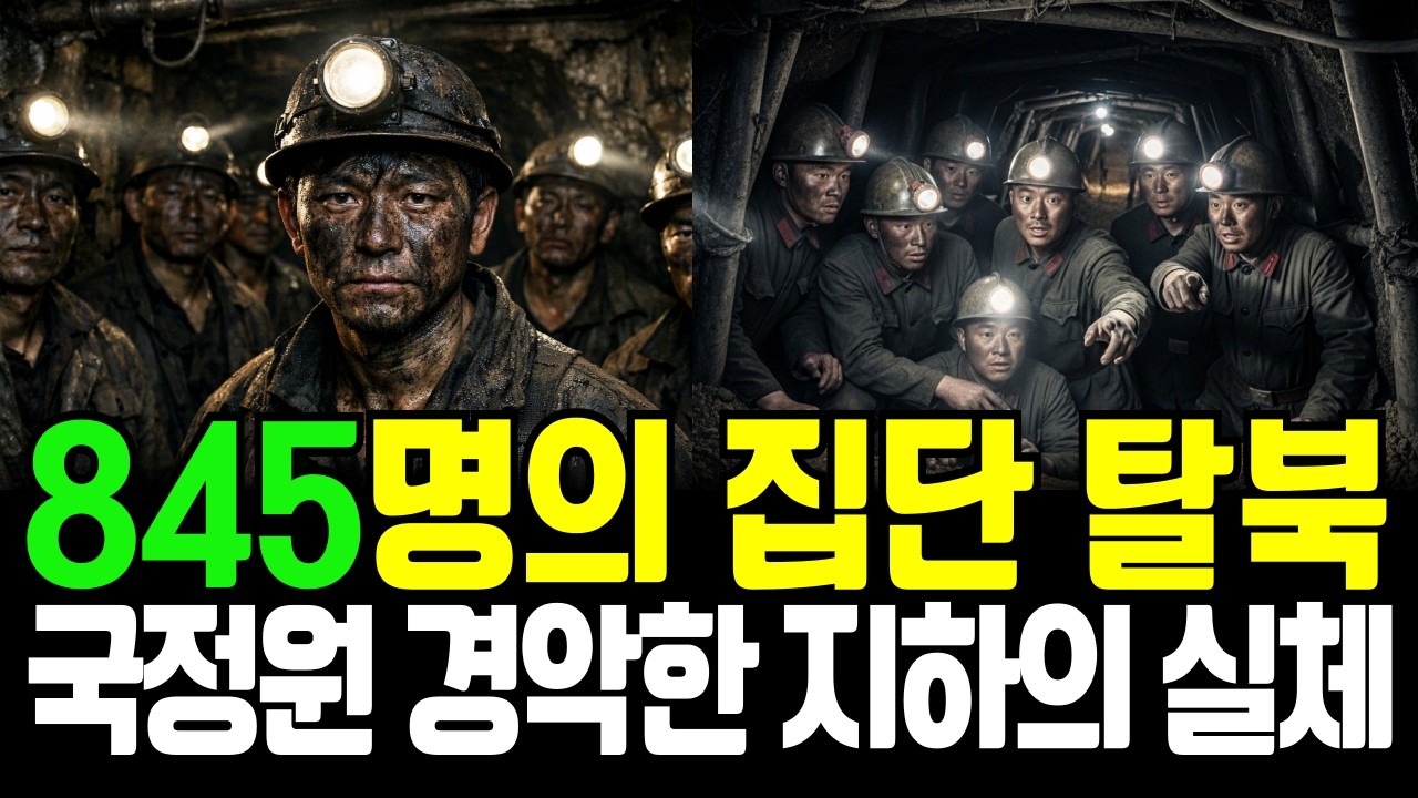 [실화] 1,200일간의 지하 사투, 대한민국 국정원을 발칵 뒤집은 845명의 정체