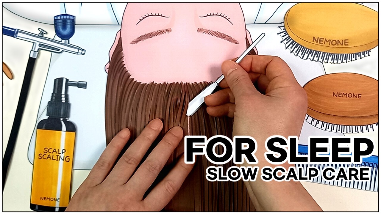 Scalp ASMR for Deep Sleep | Slow, Gentle Scalp Treatment (No Talking)