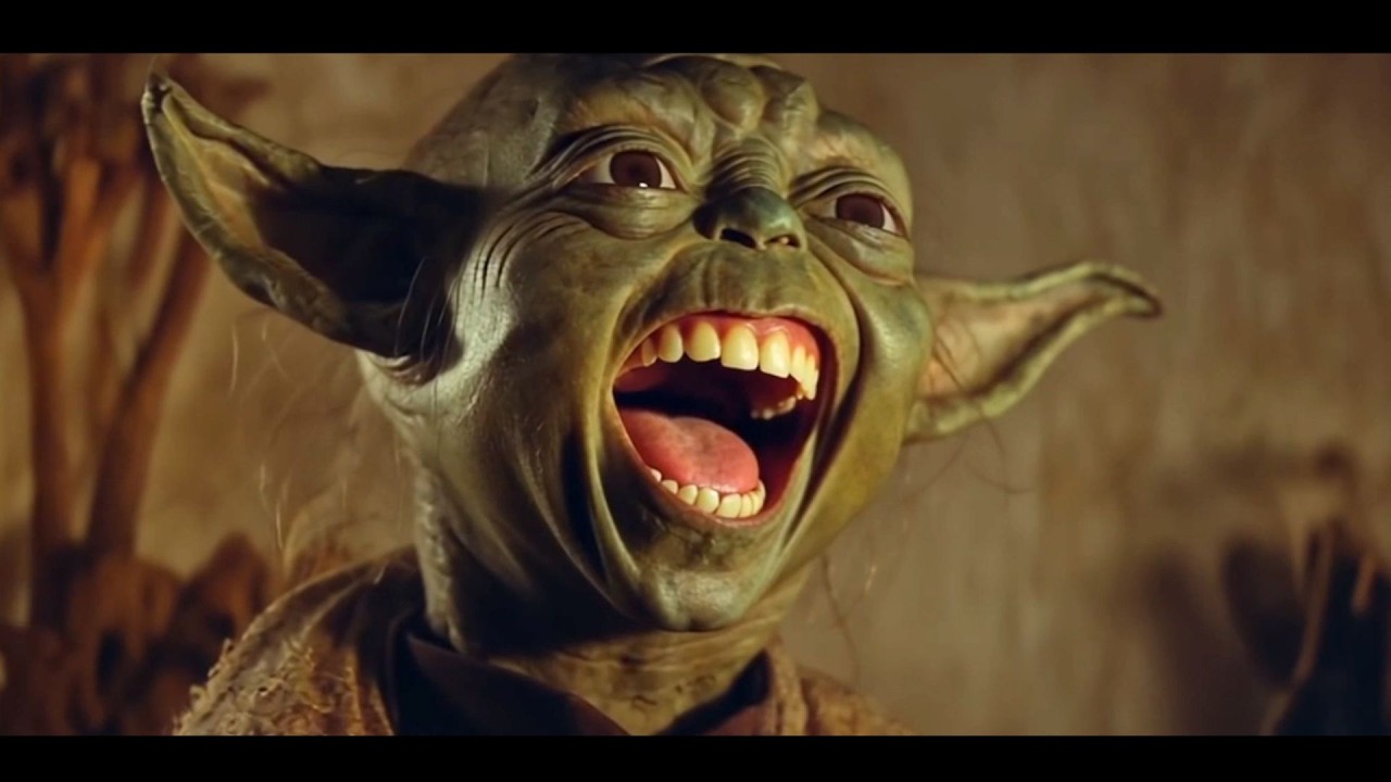 Star Wars Empire Strikes Back but it's ruined by AI