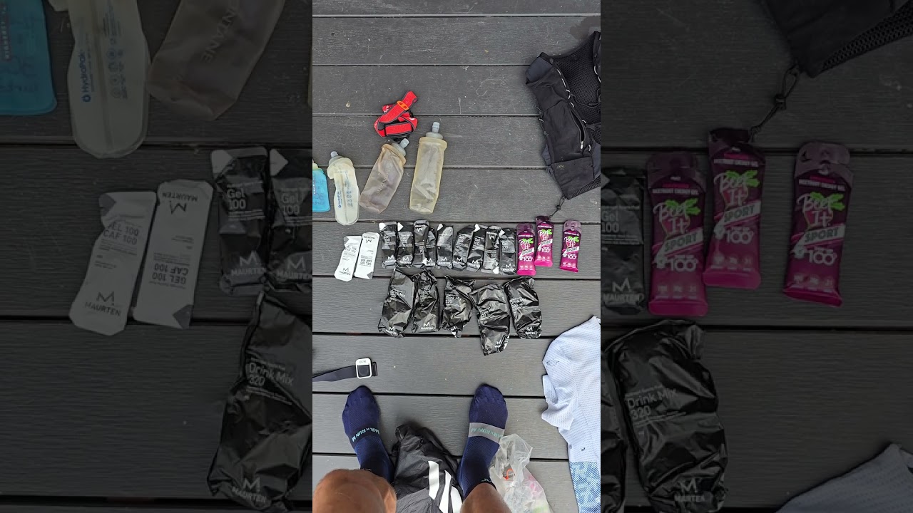 What I carry to fuel a 50k trail race