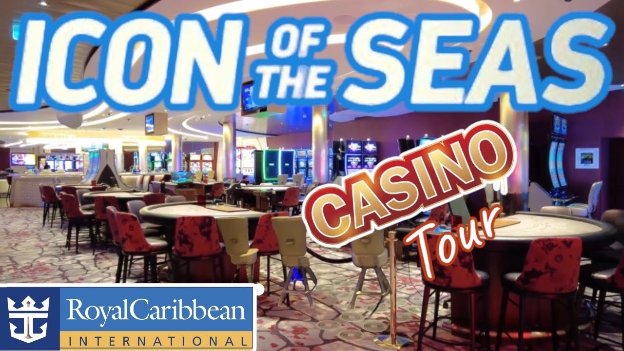 Royal Caribbean Icon Of The Seas Casino Tour Walk Through!  Its Gigantic!