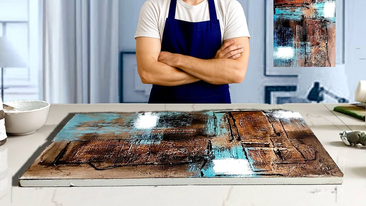 Mastering TEXTURED Art / ABSTRACT ACRYLIC Painting / Canvas Tutorial 