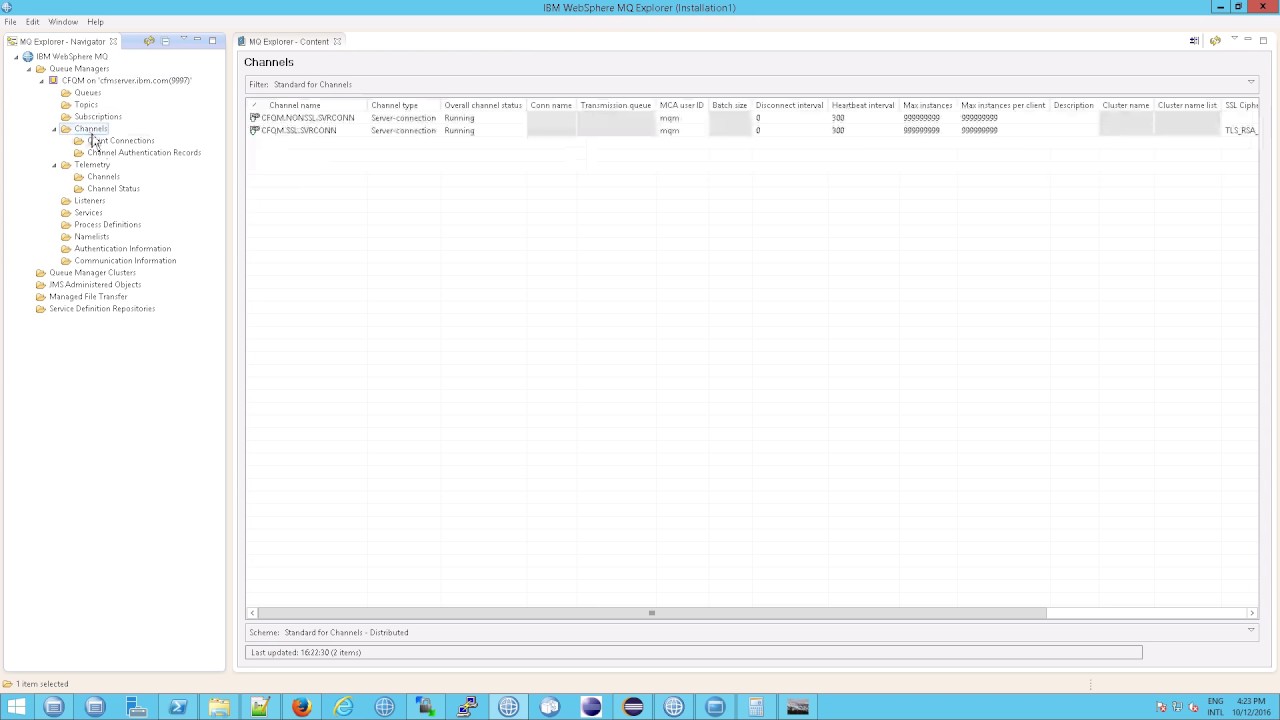 MQ: MQ Explorer