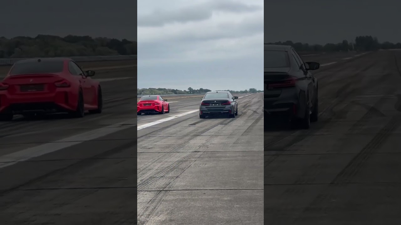 M5 vs M2 Competition Take off #automobile #viral #germany #race1000
