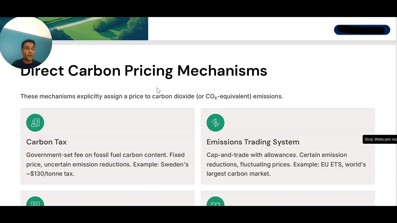 ESG Skills Series | Carbon Pricing | Carbon Tax | Different types of Carbon Pricing