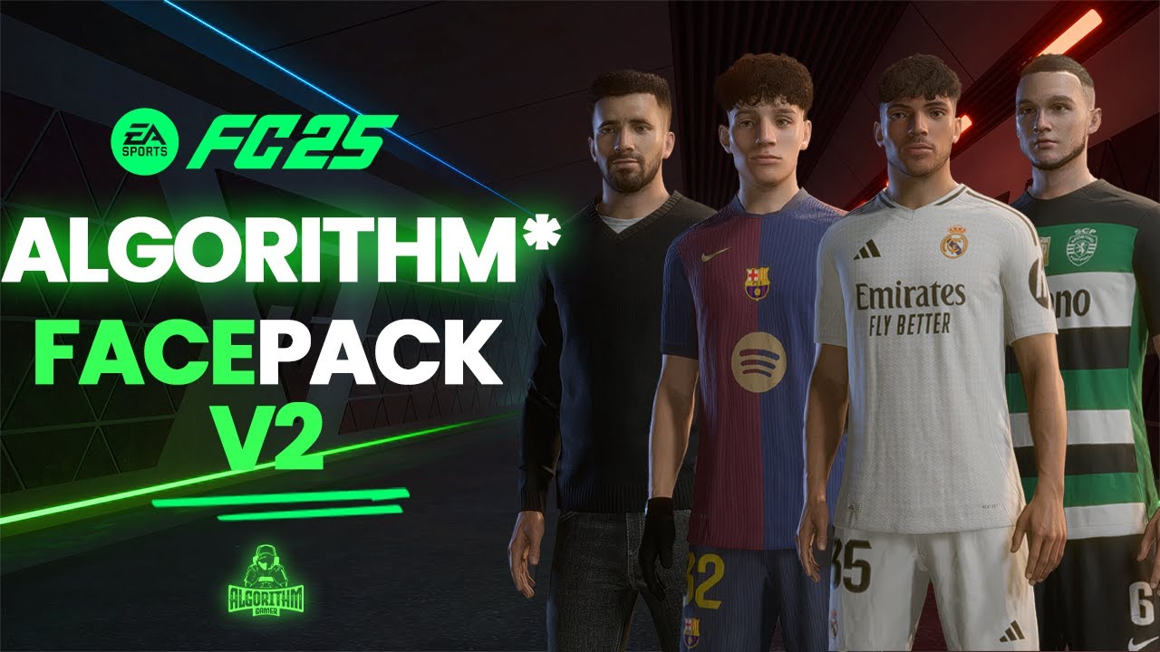 Facepack V2 (AIO) For FC 25 TU9.1 By Gamer Algorithm *Free* | How To Install