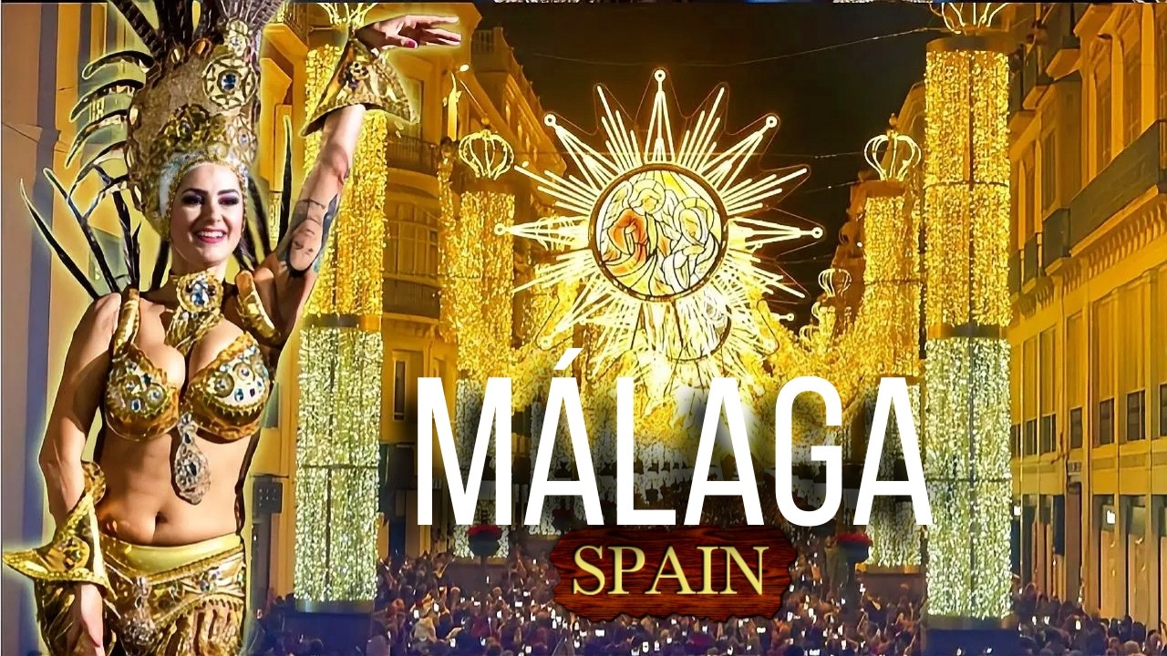 Christmas Lights Málaga 2025 ✨ | Праздничные улицы & волшебный рождественский рынок