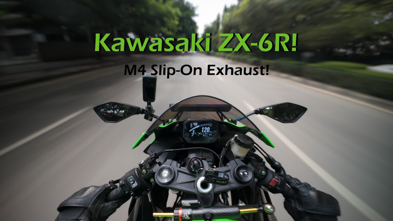 Riding a Kawasaki Ninja ZX-6R with a M4 Exhaust Through Bengaluru Traffic! |4K POV