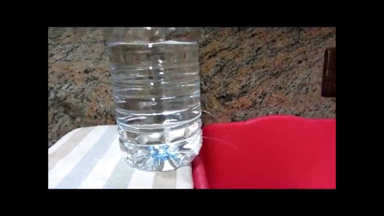 Experimento casero: Botella con tres agujeros y presión hidrostática