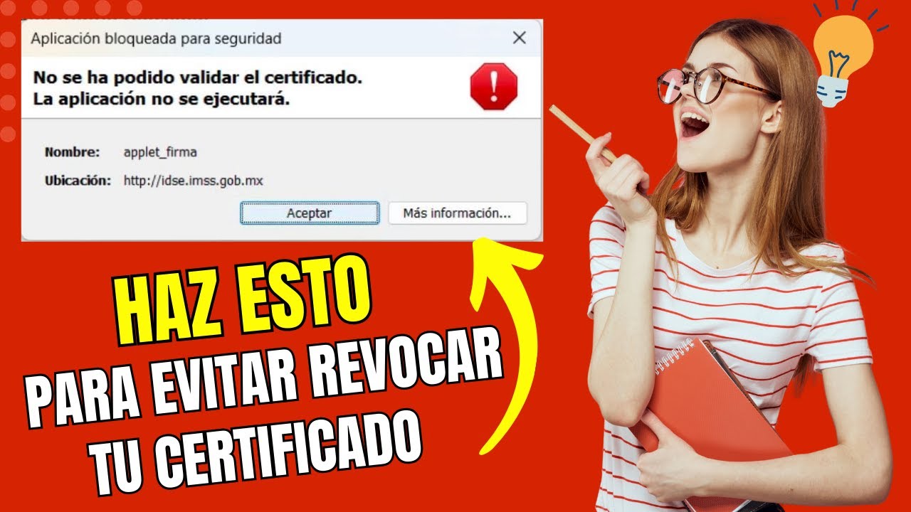 Haz esto antes de FIRMAR TU CERTIFICADO DIGITAL DEL IMSS
