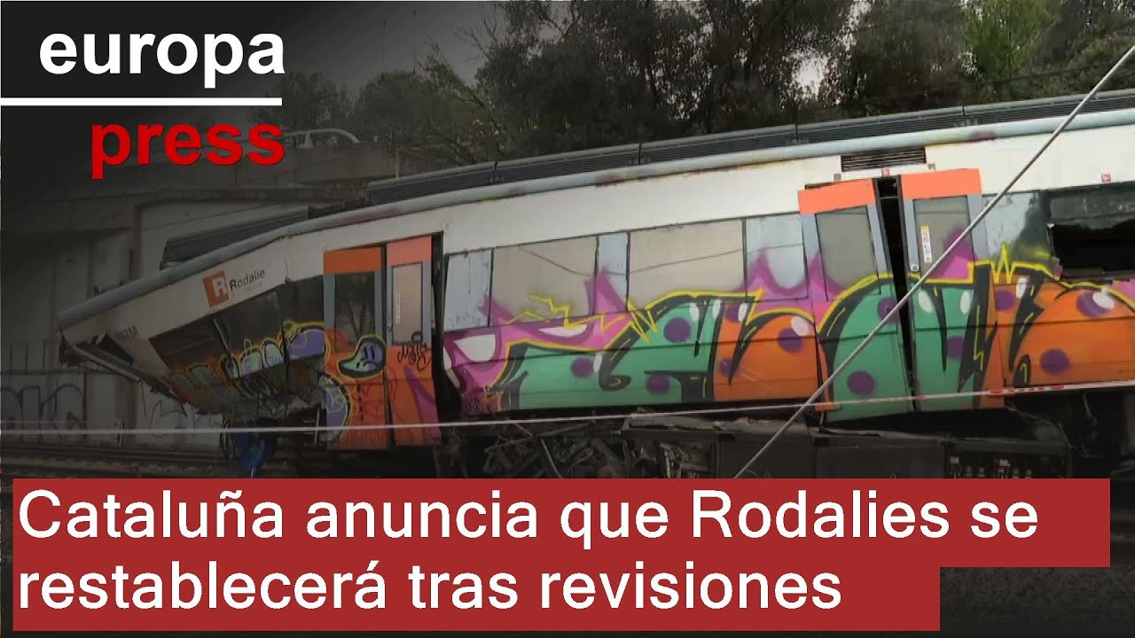 Cataluña anuncia que Rodalies se restablecerá tras revisiones sin concretar fecha