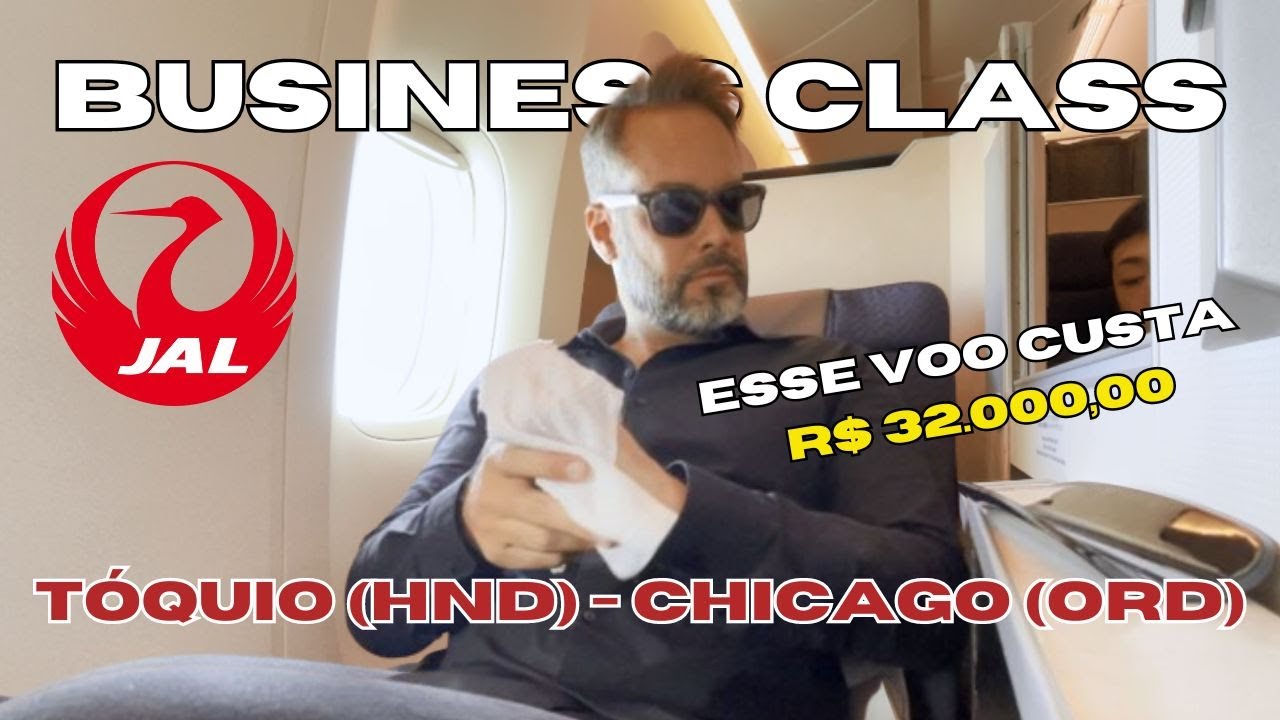 VIAJEI na JAL - JAPAN AIRLINES do JAPÃO para os EUA, na CLASSE EXECUTIVA do BOEING 777-300ER.