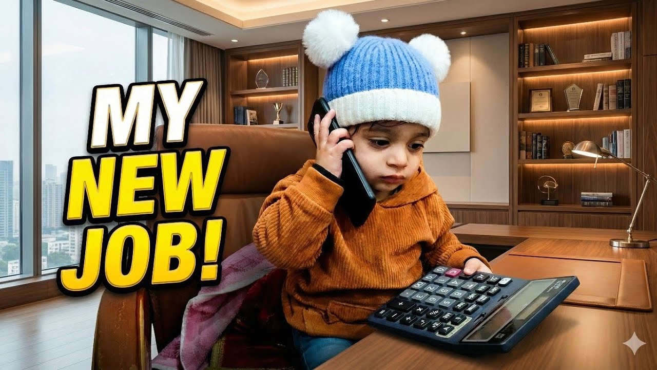 Baby Boss Taken Over Dada’s Office! 👔💰 + Makar Sankranti Special Cake 🎂 | The Oddy Show