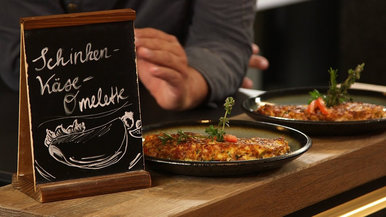 Schinken-Käse-Omelette - Hotelfeeling fürs Homeoffice | Das schnelle Gericht