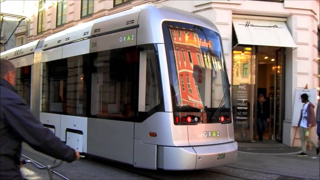 Graz Straßenbahn Linien - Trams in Graz - Villamos