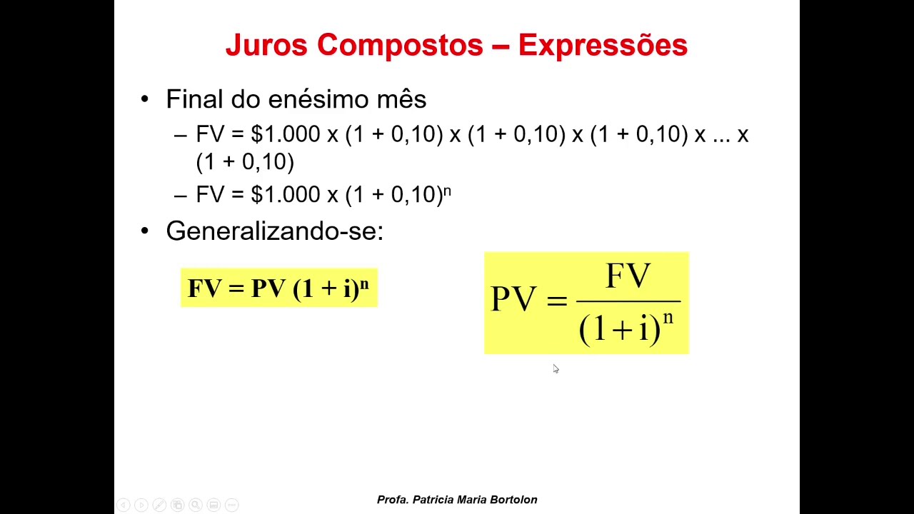 Juros Compostos - 1/6 - Conceitos Básicos