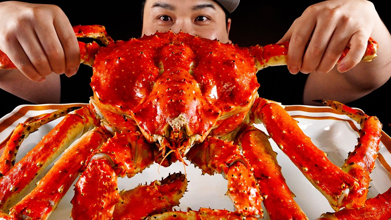 역대급 비주얼 살이 꽉찬 5kg 대형 킹크랩 준비했습니다! 먹방 리얼사운드 King crab