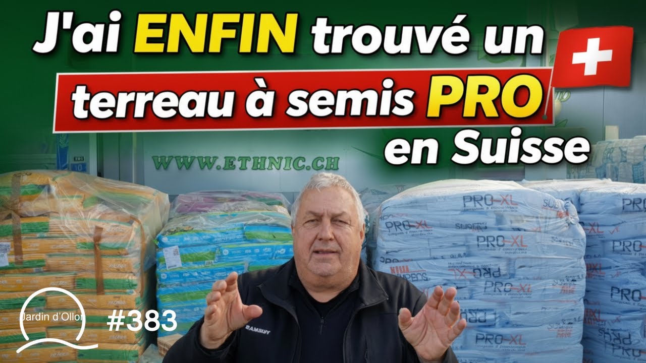 #383-J'ai ENFIN trouvé un terreau à semis PRO en Suisse !