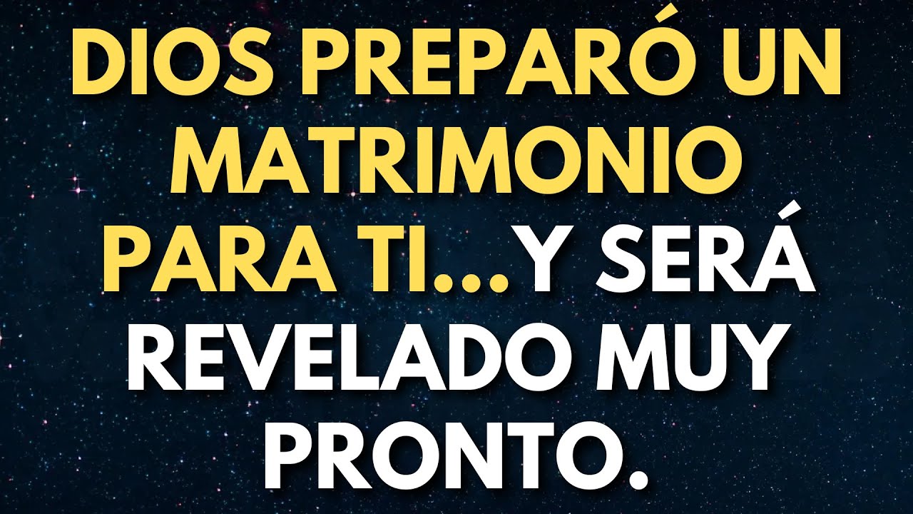 mensaje de los angeles para hoy: El matrimonio que DIOS preparó para ti se revelará muy pronto