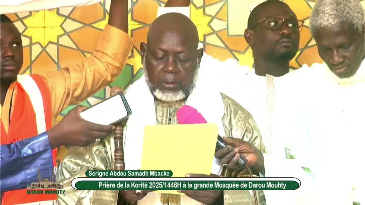🔴DIRECT La priere  de la korite 2025/1446 a la grande mosquee de Darou Mouhty