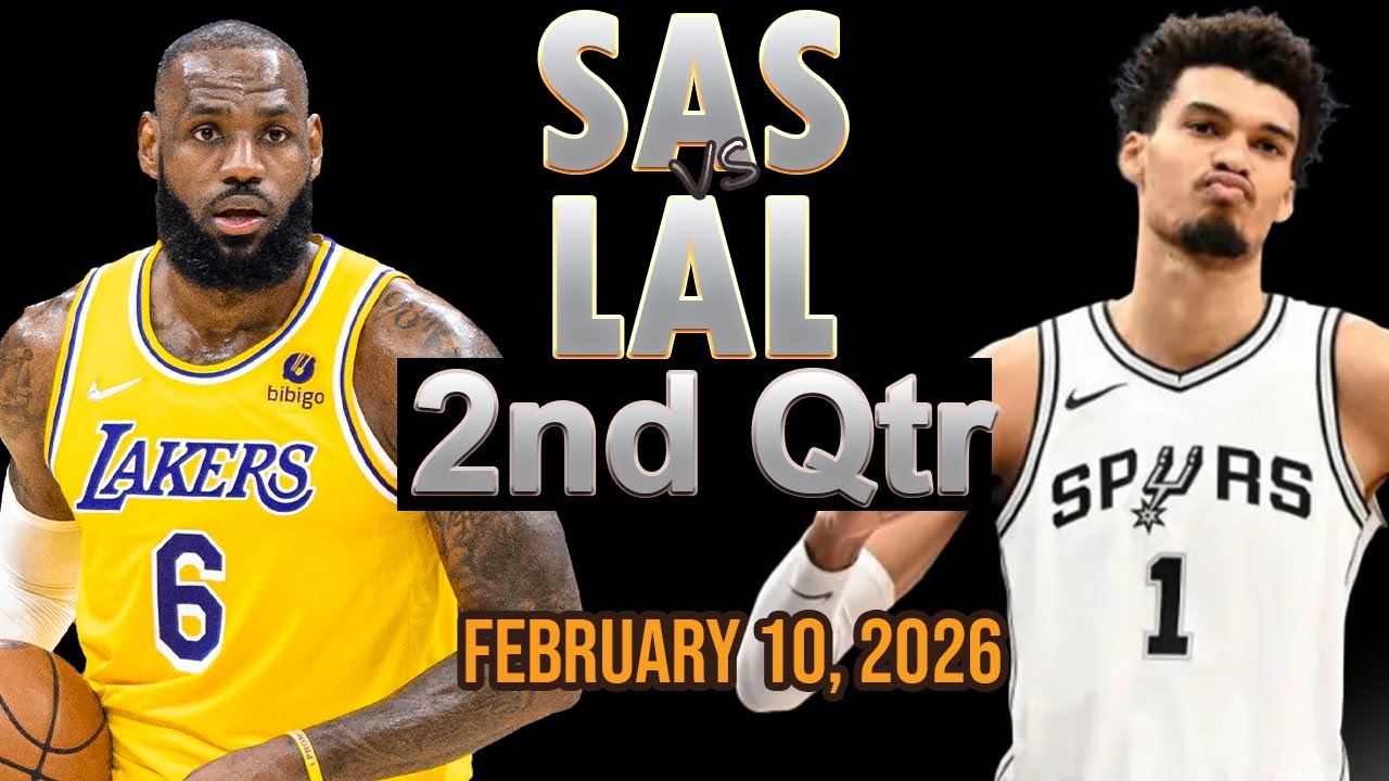 San Antonio Spurs vs Los Angeles Lakers 2nd Quarter Part 2 Highlight - FEB 10, 2026