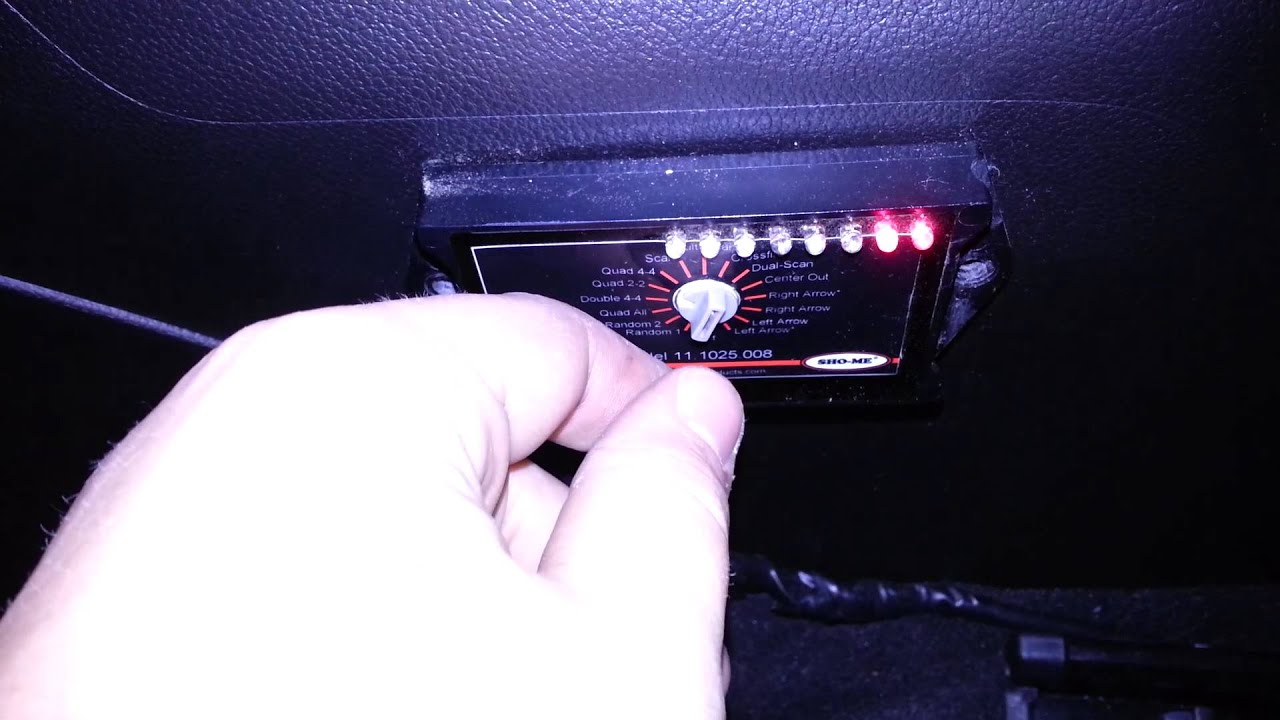 Sho-me LED micro rotary switch w/ built in flasher