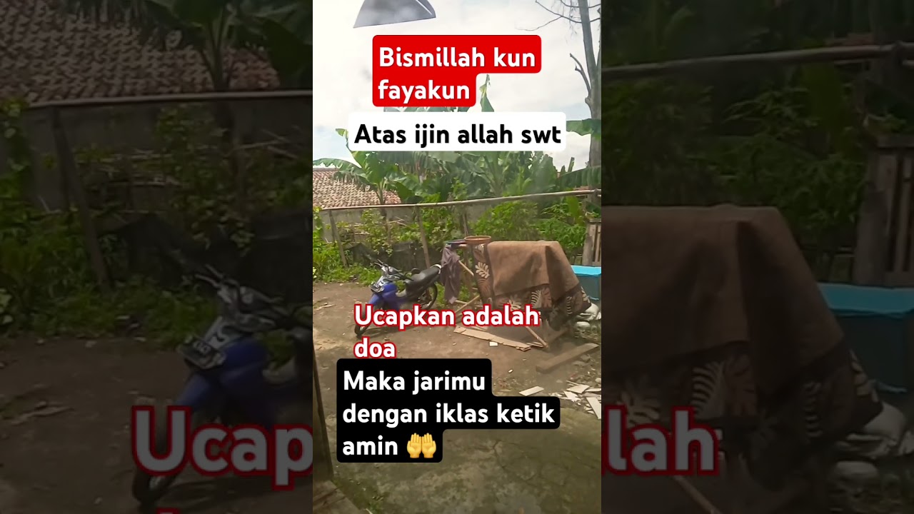 ucapkan adalah doa #sholawat #doa  #motipasi #shortpidio