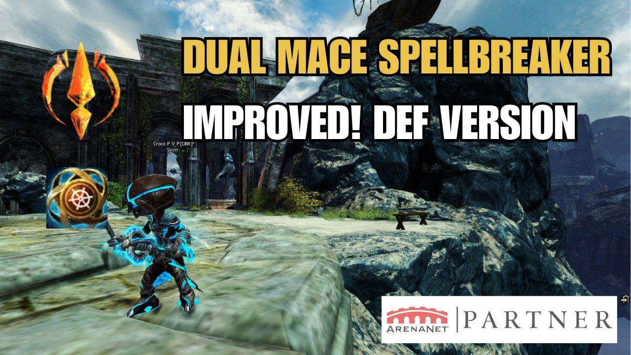 Guild Wars 2 - Ranked sPvP (Season 46) - Spellbreaker Dual Maces - Improved Def Version! To the PLAT
