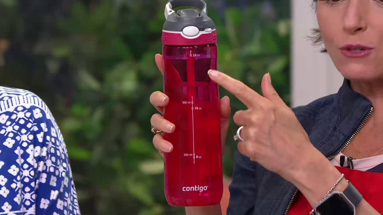 Contigo Set of 2 24oz. Ashland Water Bottles on QVC