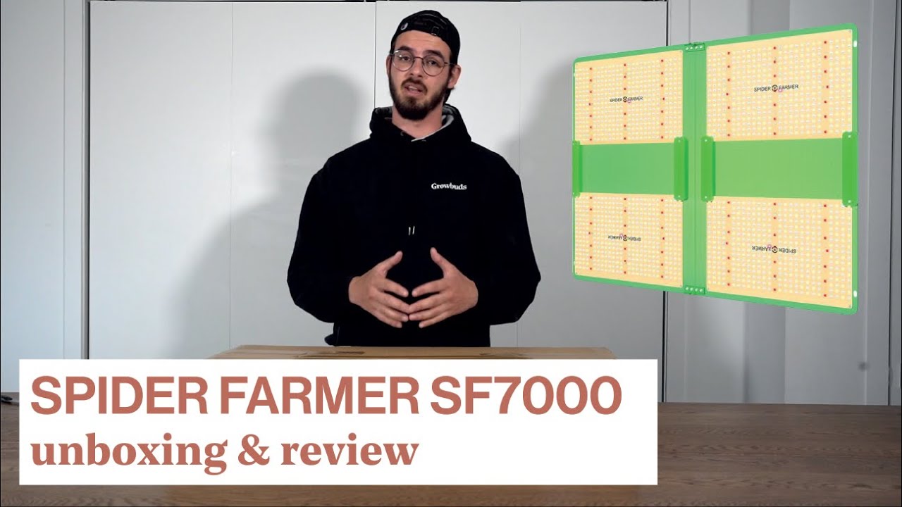 Spider Farmer SF7000 LED grow light | Unboxing & Review
