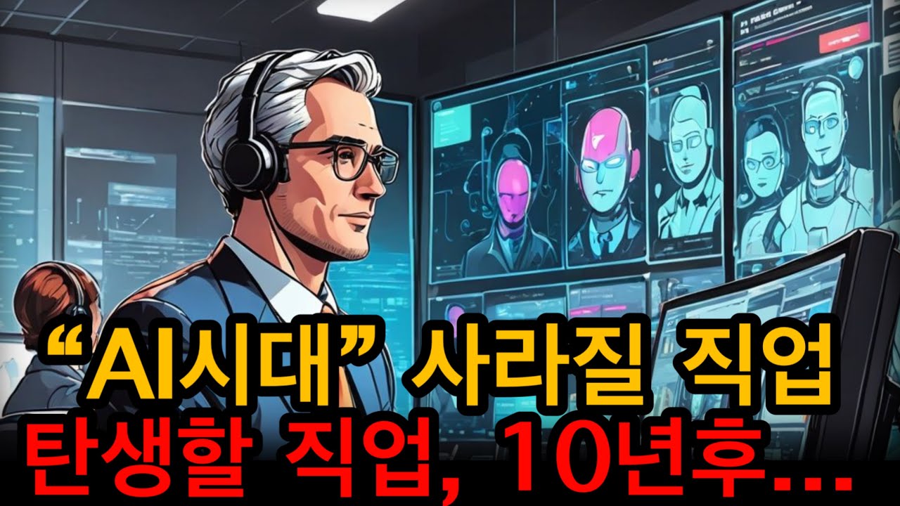 AI시대 사라질 직업, 탄생할 직업 (10년후 우리의 미래는?)