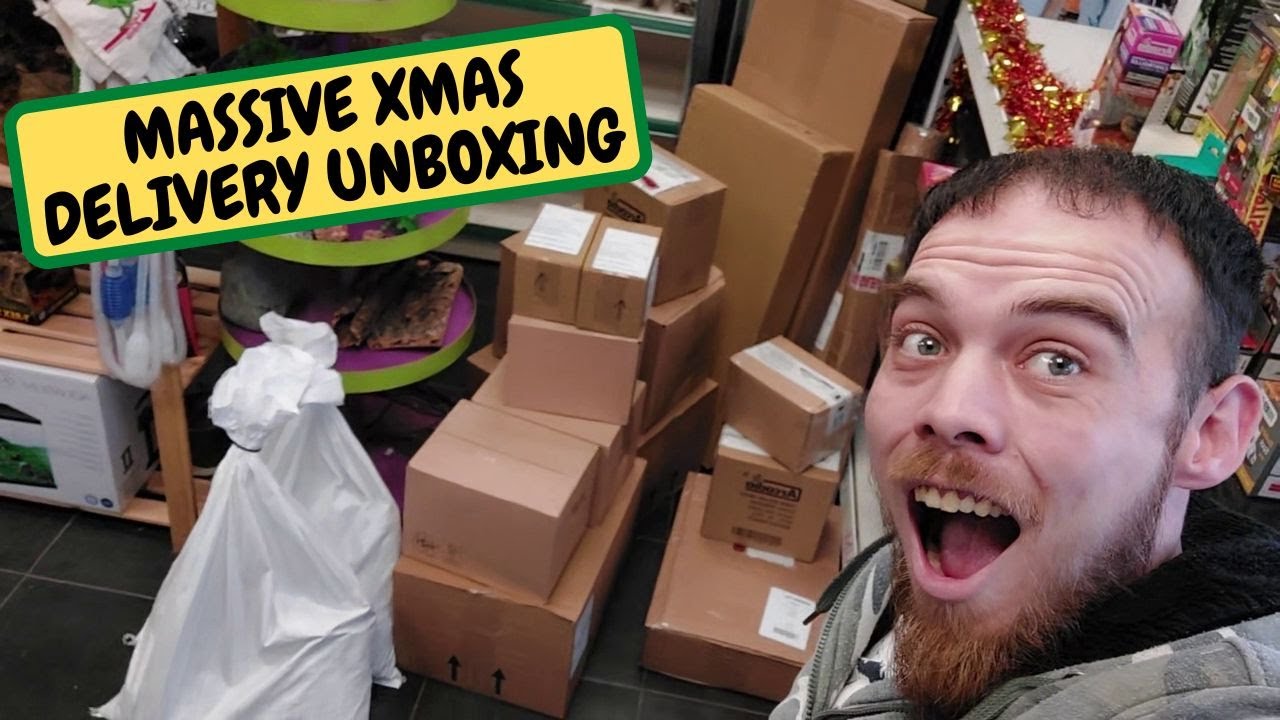 MASSIVE Xmas Delivery Unboxing (Snake Island Exotics)