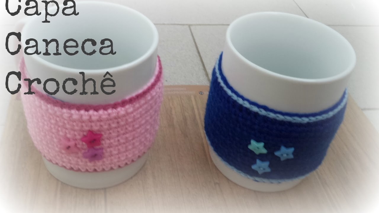 CAPA CANECA CROCHÊ