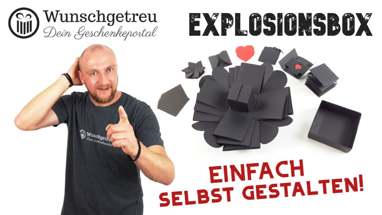 Explosionsbox ► Tolle Grundlage für DEIN DIY-Geschenk! ✅ Check it out! | Wunschgetreu