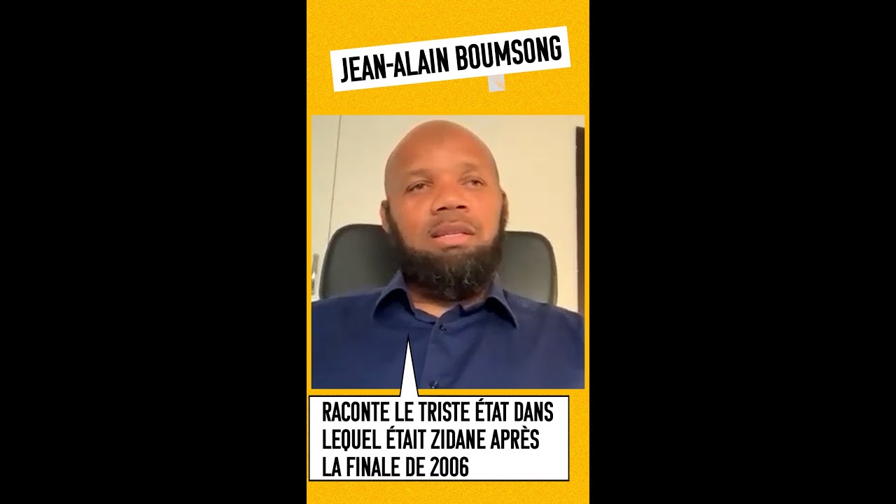 Jean-Alain Boumsong raconte l&rsquo;&eacute;tat dans lequel &eacute;tait Zidane apr&egrave;s la finale de 2006 #shorts