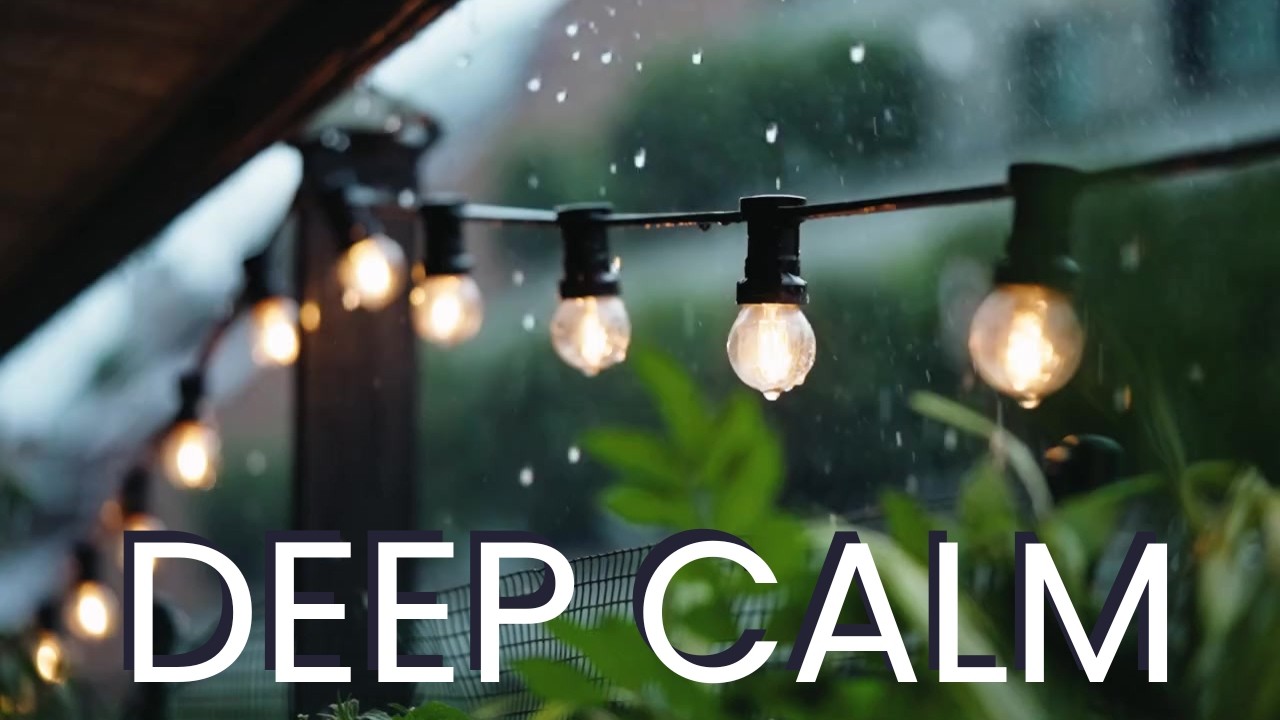 Rainy Night Jazz Ambience | Cozy Bar Lights & Relaxing Piano