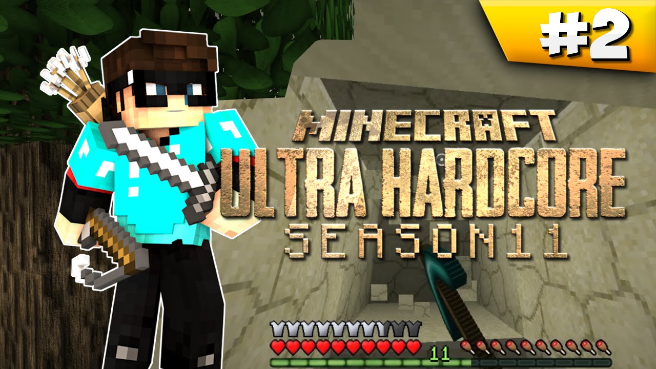 Minecraft Cube UHC Season 11: EP2 - Heard Someone? Sand? Panic!