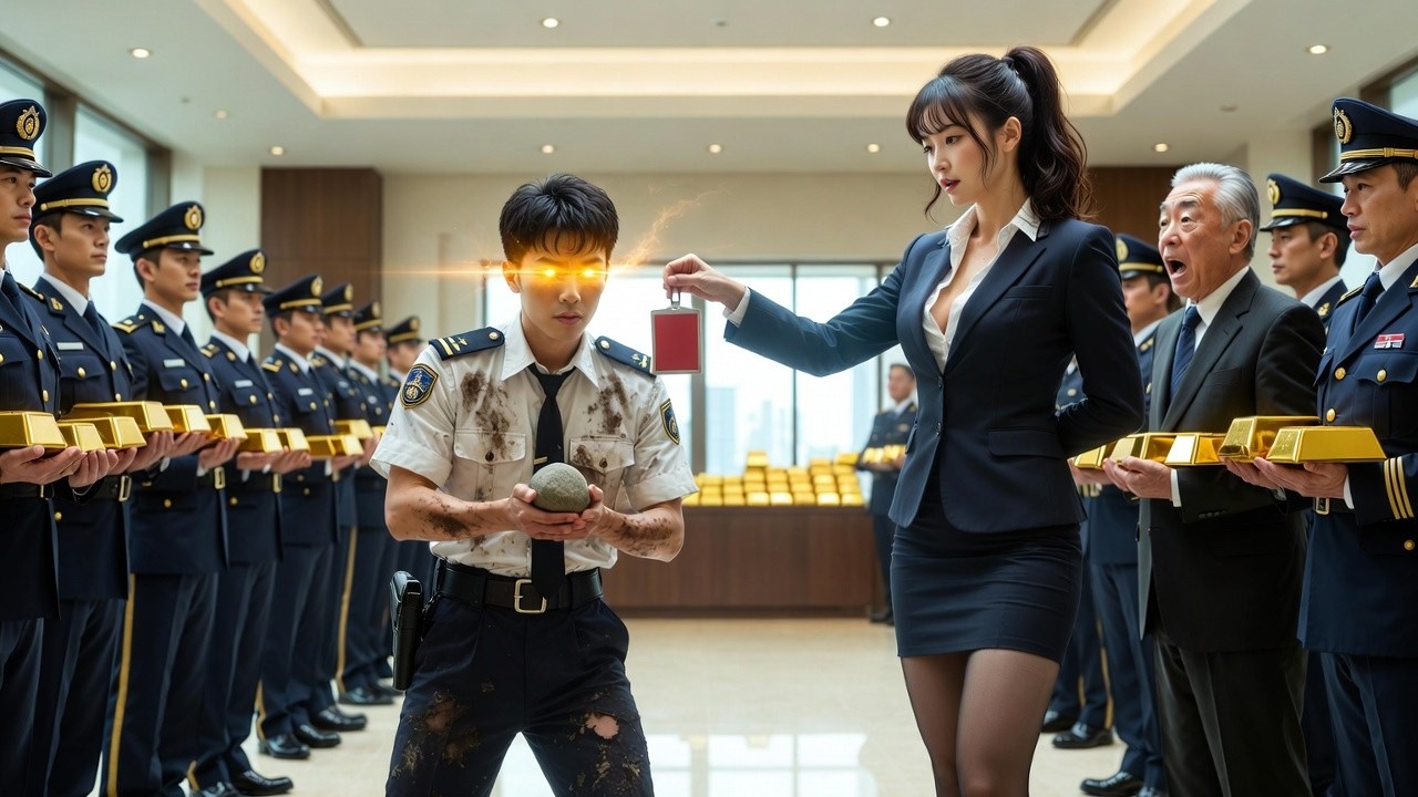 保全小夥被女友嫌棄，怎料他意外覺醒赤焰神瞳，一眼看穿破石頭內有乾坤價值數千萬，隔天美女總裁找上門，拿出千億家產求嫁！