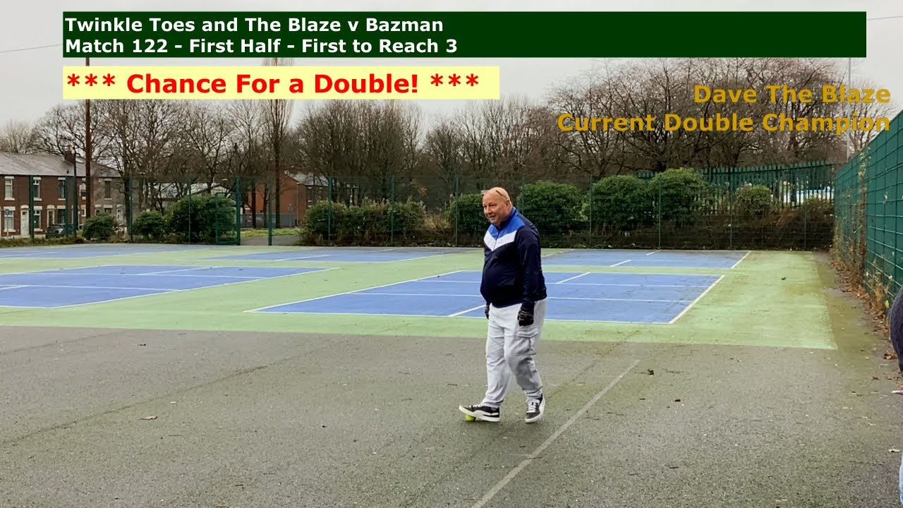Match 122 Bazman Tinny Football - Knock Down Can to Score