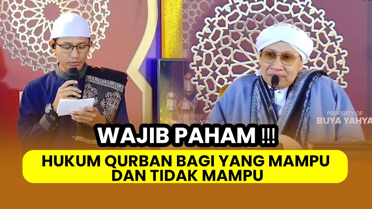 WAJIB PAHAM❗ Hukum Qurban bagi yang Mampu dan Tidak Mampu? - Buya Yahya Menjawab