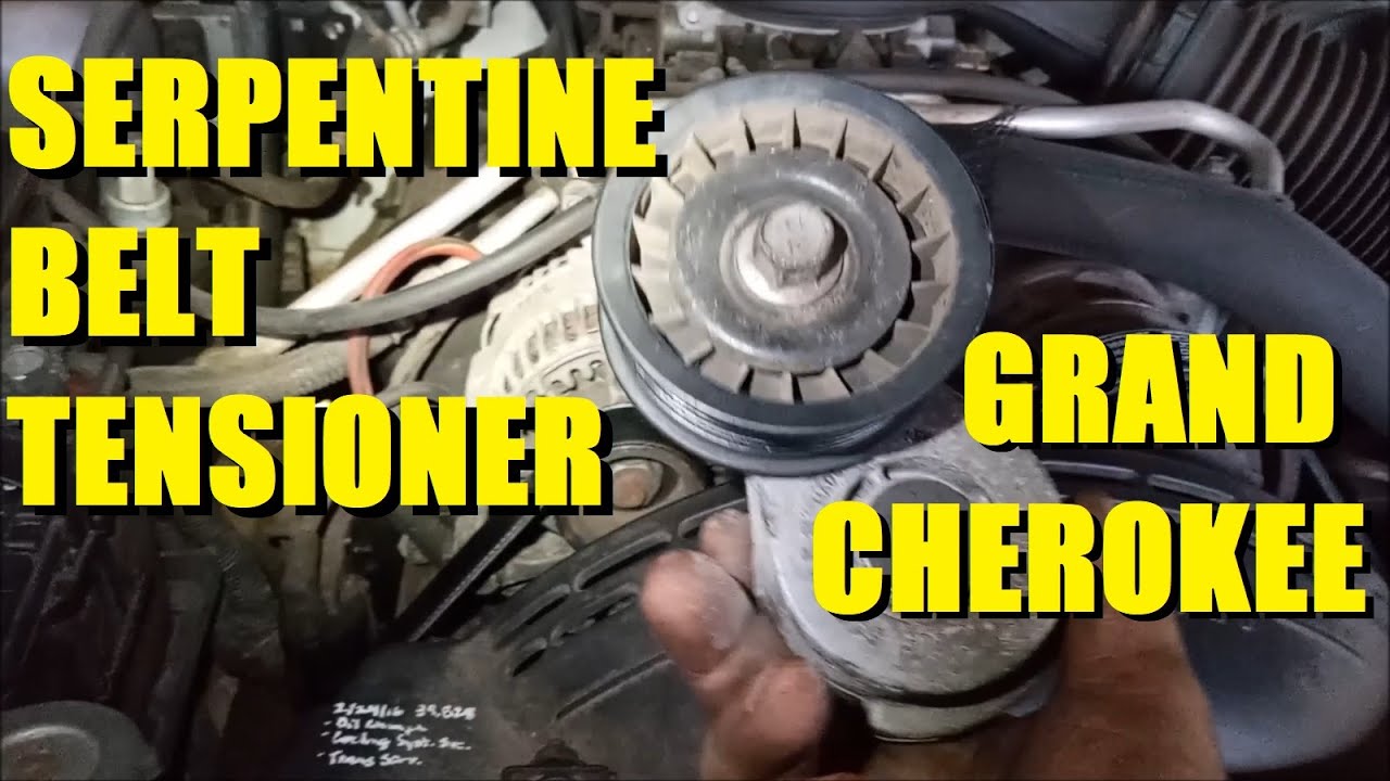 How to Replace the Serpentine Belt Tensioner - 1997 Jeep Grand Cherokee ZJ 5.2-liter V8