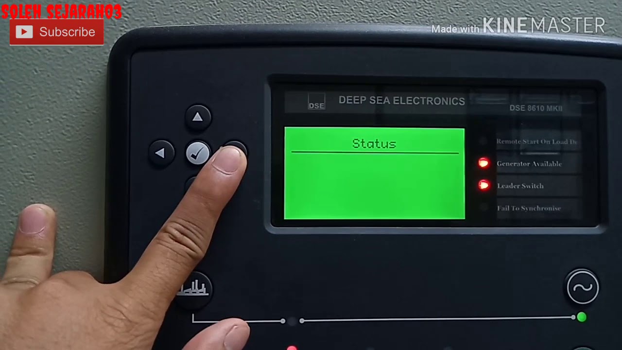Cara pemanasan dan perawatan Genset merek perkins tanpa Beban (Dengan modul DEEP SEA 7320)