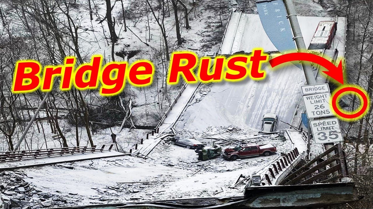 Pittsburgh Bridge Collapse Cause, Forbes Ave Bridge Frick Park Rust?