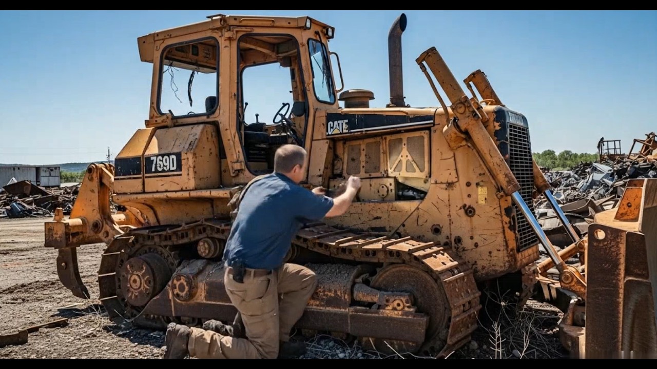 Complete Restoration of a Caterpillar 769D Dump Truck