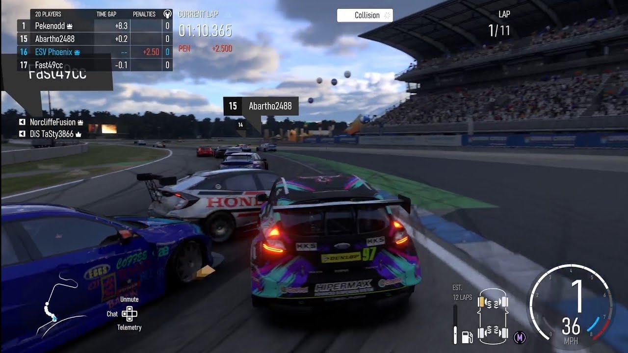 What screwed me more? the penalty system? Or the other drivers? TC lobby (Forza Motorsport 2023)