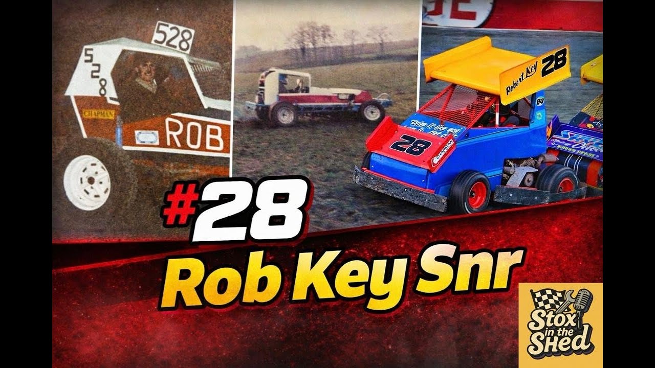 Stox In The Shed Podcast! - 28 Rob Key Snr | F2's in the 80's to Stoxkarts in 2025!
