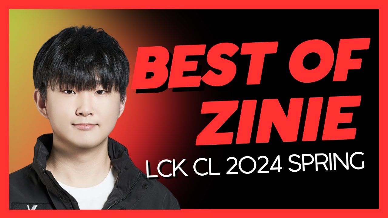 Best of KT Zinie - LCK CL 2024 Spring - Round 2 MVP