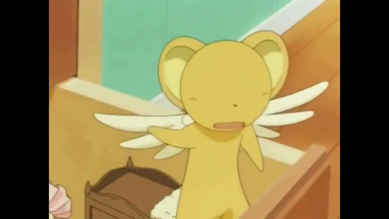Cardcaptors Kero Breaks His New Bed Scene