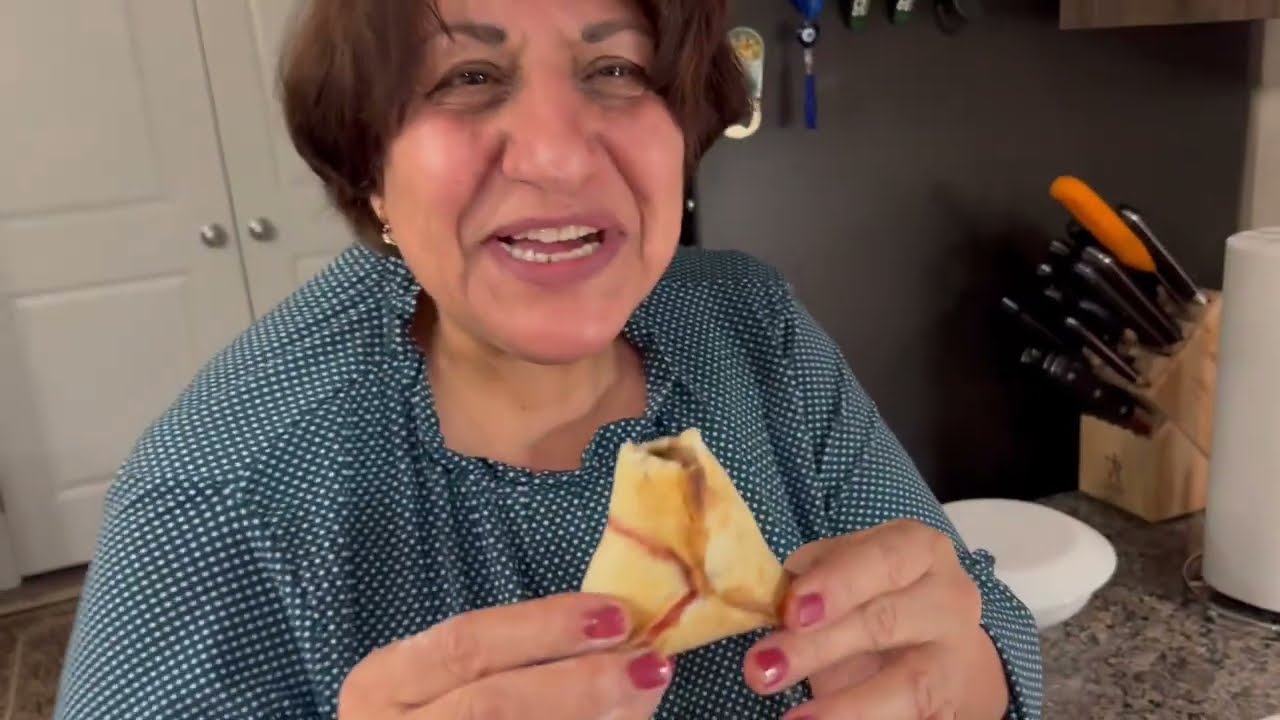 فطائر السبانغ بالجوز والرمان || سهلة وسريعة
