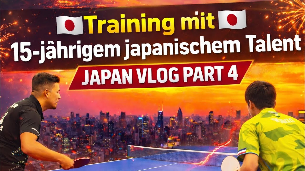 Intensiv-Training mit Japans Nr. 7 U15 – dieses Tempo ist brutal 🇯🇵 JAPAN VLOG #4 🏓